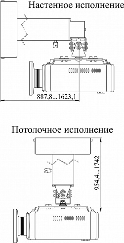 Крепление настенно-потолочное для проектора DSM-14KW 